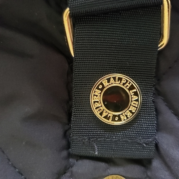 RALPH LAUREN WOMEN EQUESTRIAN REVERSIBLE QUILTED VEST BLACK TURQUOISE SM… - Picture 15 of 15